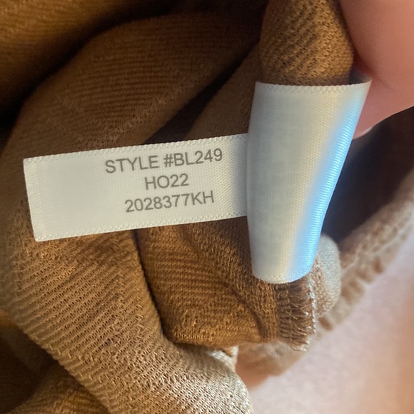 J Crew Factory Quilted mockneck pullover sweatshirt size Small L14 - Picture 9 of 10